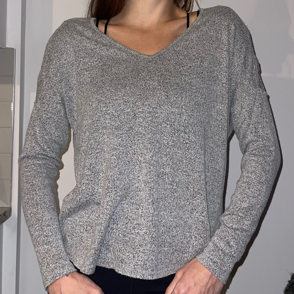 Heathered Gray Long Sleeve Shirt
